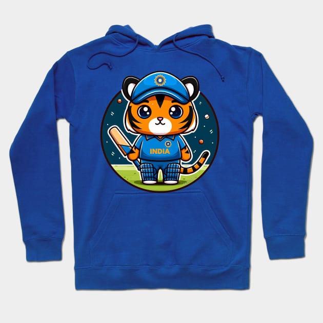 Cricket Tiger Hoodie by Sketchy